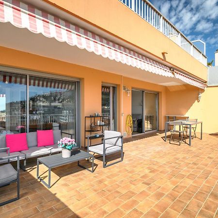 'L'Alicante Proche' Gare, Terrasse, Vue Mer Menton Eksteriør bilde