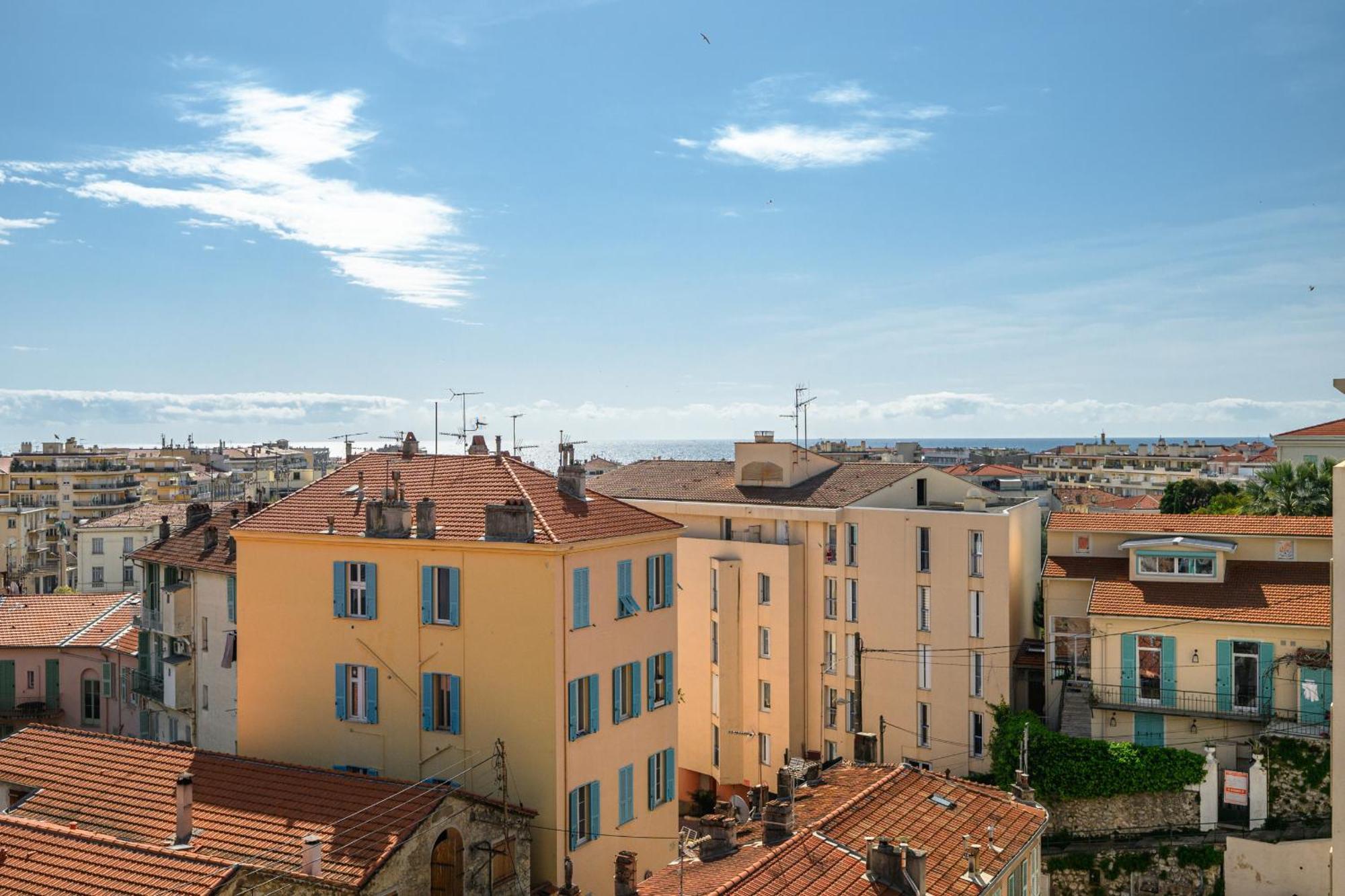 'L'Alicante Proche' Gare, Terrasse, Vue Mer Menton Eksteriør bilde