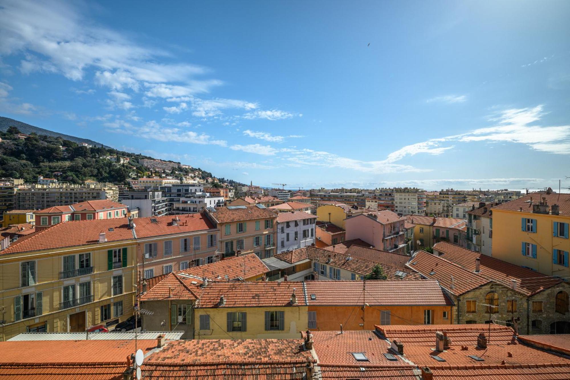 'L'Alicante Proche' Gare, Terrasse, Vue Mer Menton Eksteriør bilde