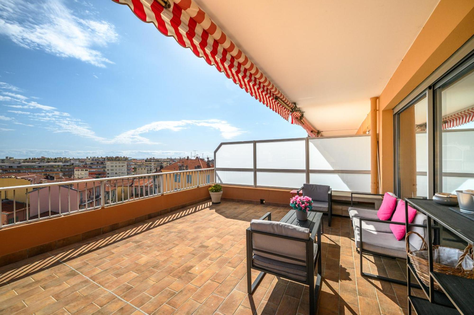 'L'Alicante Proche' Gare, Terrasse, Vue Mer Menton Eksteriør bilde