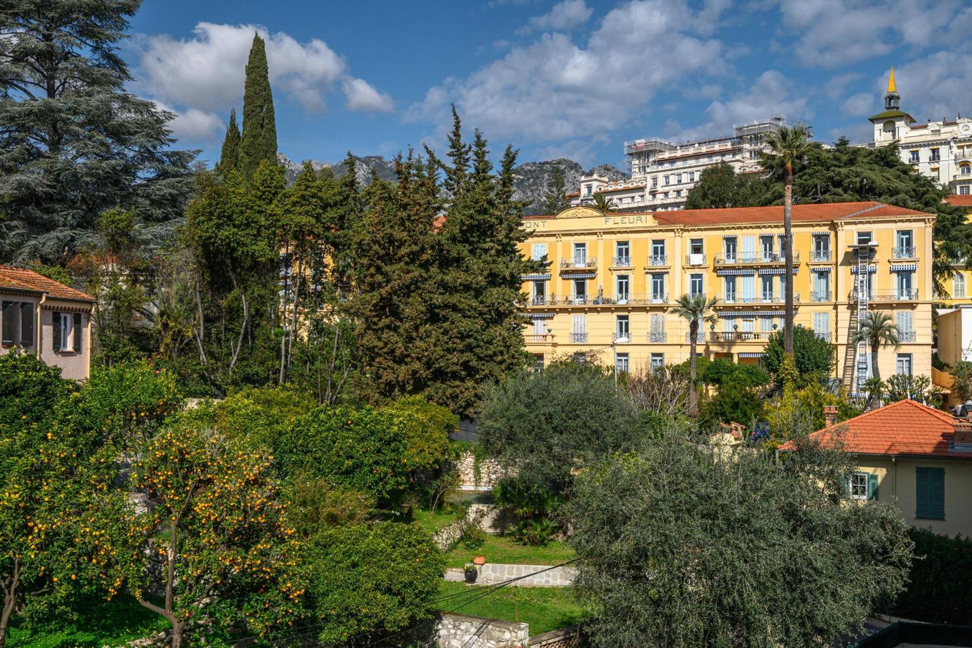 'L'Alicante Proche' Gare, Terrasse, Vue Mer Menton Eksteriør bilde
